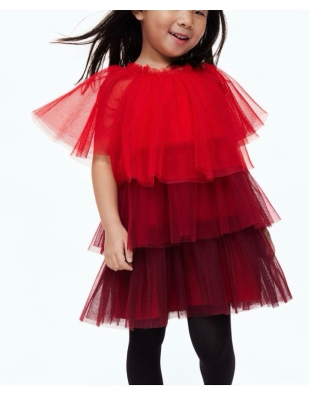 H&M Red Tulle Dress 4/5
